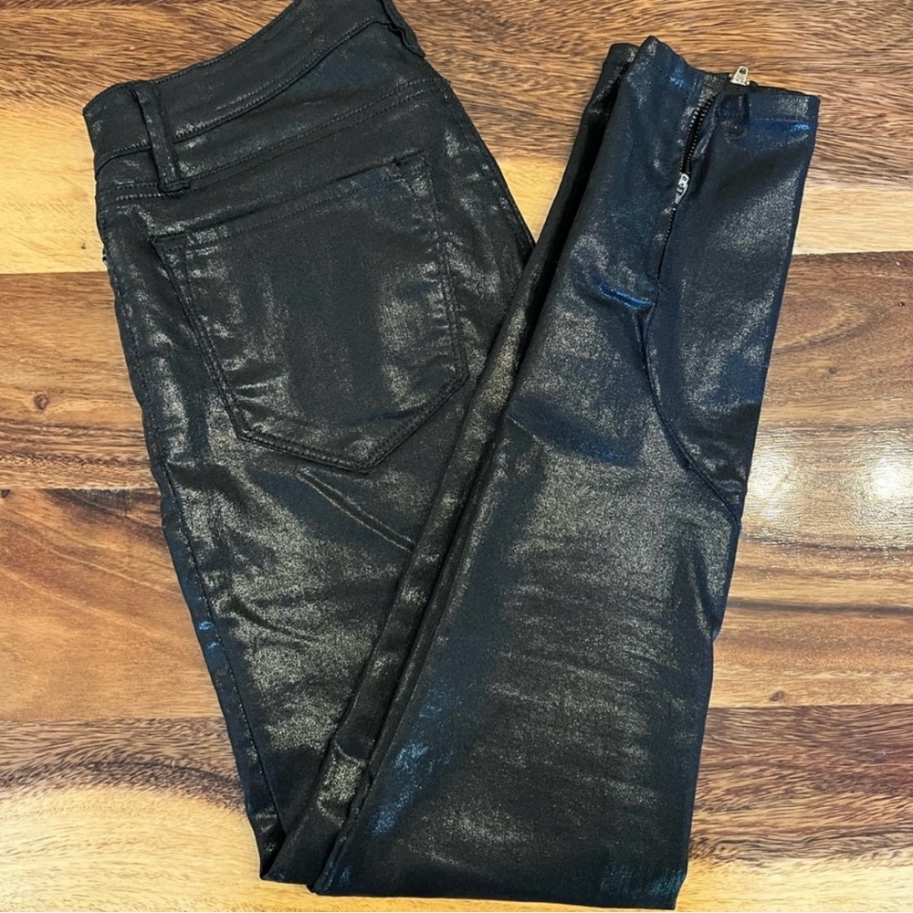 AllSaints Spitalfield Jacks Place Coated skinny jeans